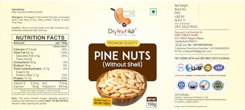 Dry Fruit Hub Dry Fruit Hub Pine Nuts without Shell 200gm Chilgoja,pine nuts chilgoza, Chilgoza Dry Fruits, Chilgoja In Dry Fruits Pack Of 200gm