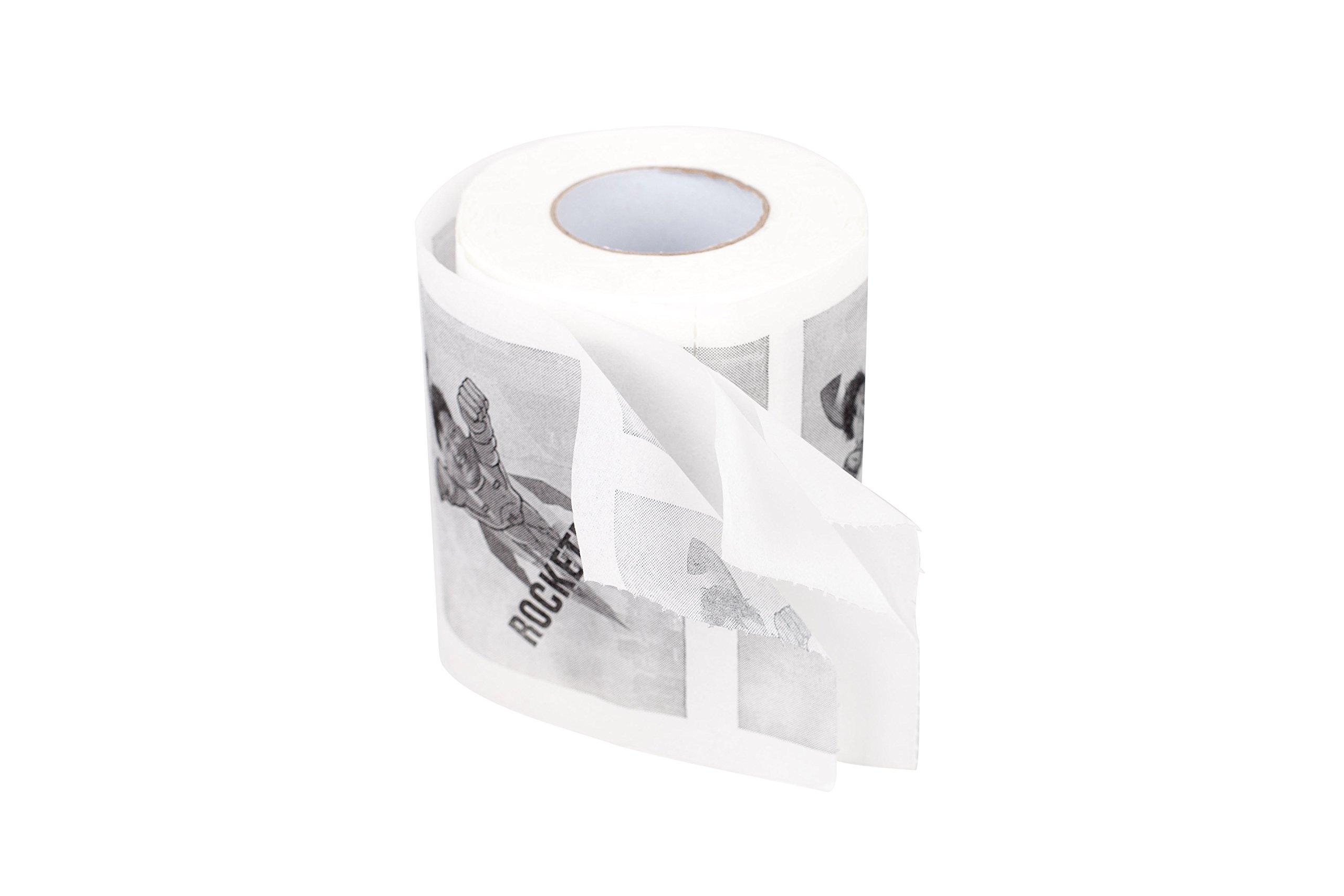 SummitLink 2 Roll of Rocket Man North Korea Kim Jong Un Creative Toilet Paper Tissue Napkin Prank Fun Birthday Party Novelty Gift Idea