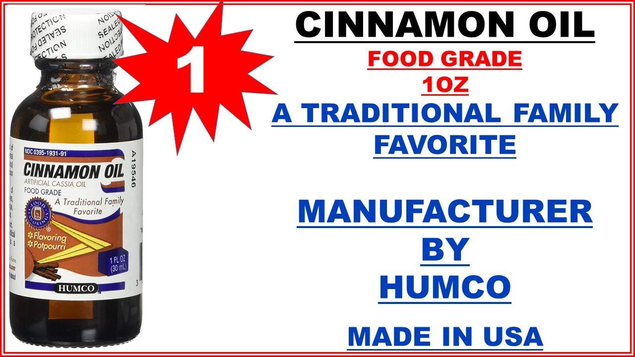 Humco HUMCO Humco Cinnamon Oil Artificial Cassia Oil Food Grade, 1 fl oz. by HUMCO