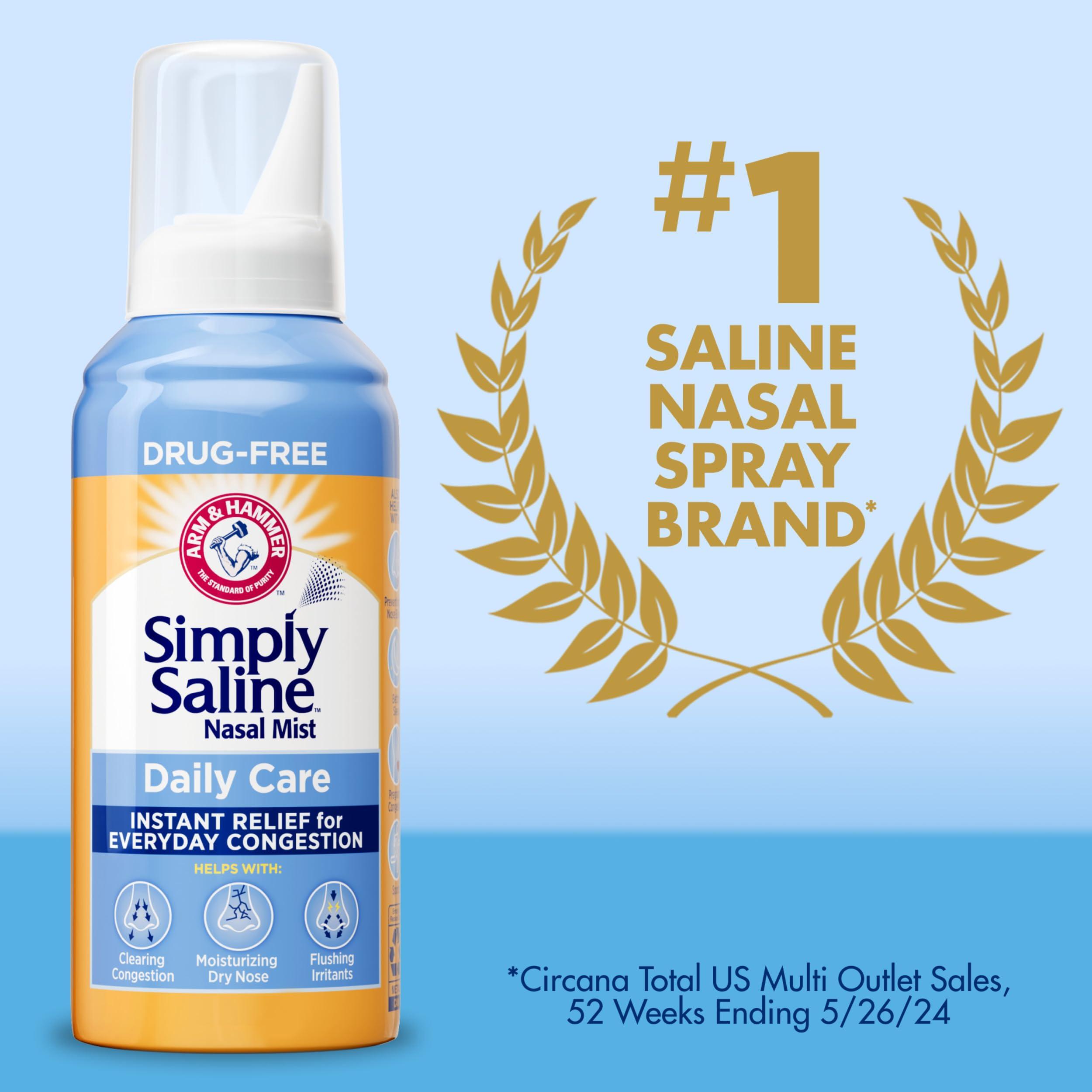 Arm & Hammer Simply Saline Sterile Saline Nasal Mist 1.5 Ounce