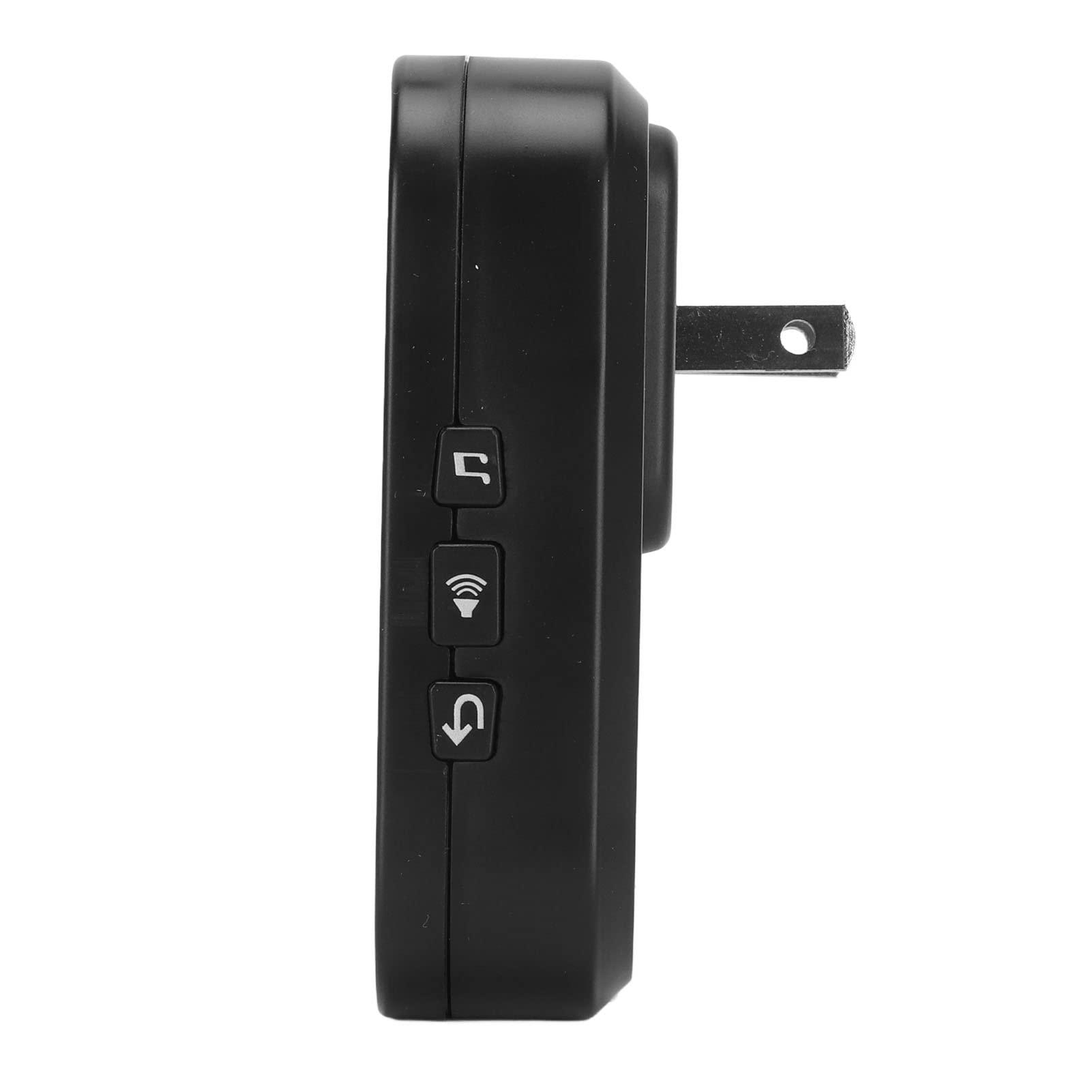 168 Wireless Caregiver Pager, Smart Call System, Adjustable Volume, LED Light Reminder Modes, Nurse Alert System with SOS Button for Elderly, Seniors and Patients (EU Plug)