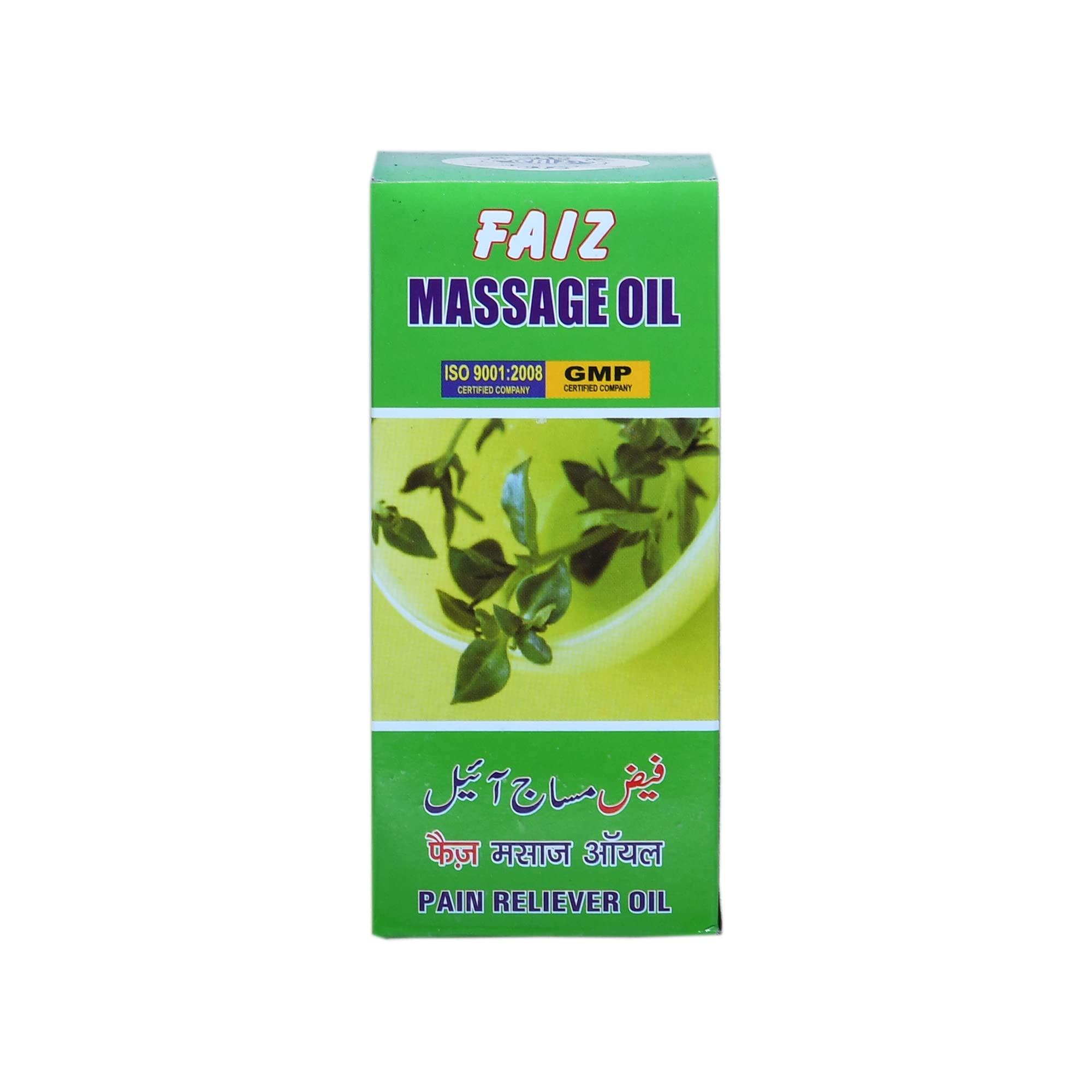 Faiz Faiz Pain Reliver Massage Oil For All Types of Body Pains/ Quick Action Pain Reliever Massage Oil Helpful In Relieving Pain & Inflammation In Joints, Back Ache, Arm, and Leg Pain Used For All Types of Body Pains