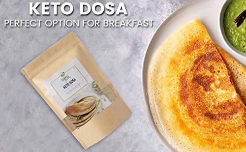 SUPPLE foods SUPPLE foods Keto Dosa Batter Instant Mix - 400g - Healthy Low Carb, High Protein & Low GI Diet - Easy to Cook Natural Plant Proteins Dosa Mix Powder - Gluten Free and Vegan