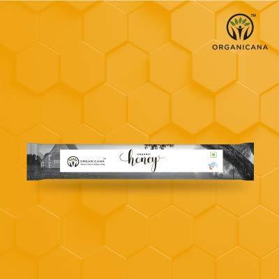 Organicana Organicana Pure Organic / Natural Honey Sachet 400gm (25 Sachets Each Box) (Pack of 2)