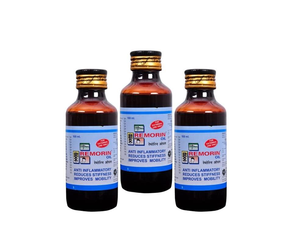 J & J DECHANE J & J DeChane - Remorin 100ml Oil - Pack of 3 - Oil for Joint Pains