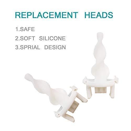 ascetic Ascetic ABS and Silicone Smart Soft Spiral Swab Easy Earwax Removal Ear Cleaner (White)