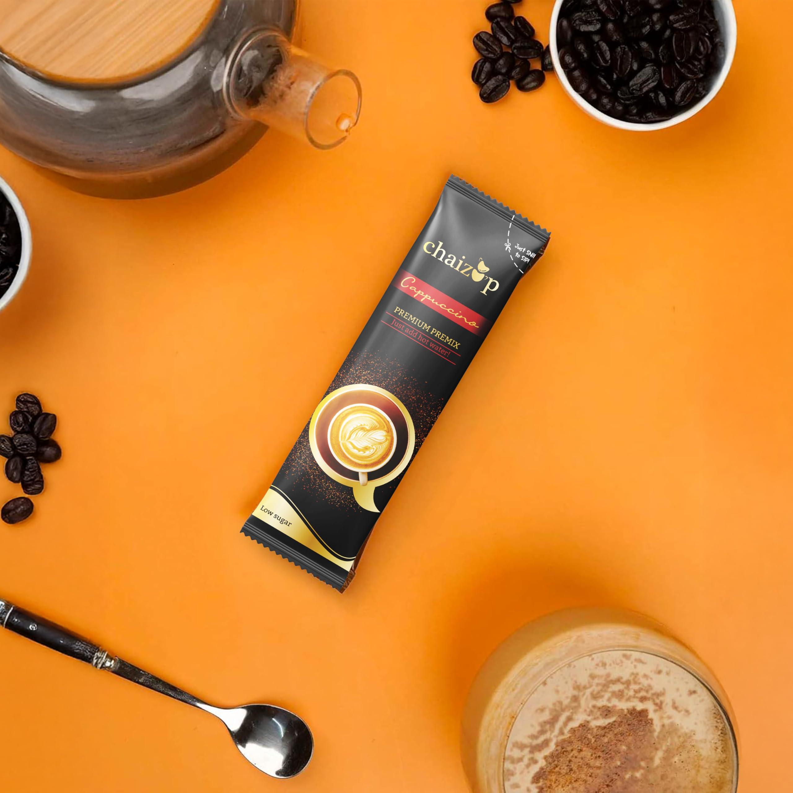 Chaizup Chaizup Instant Premix Coffee 30 Sachets, 20gm x 30 Sachets, 30 Serves, 480gm, Ready To Drink Premix Coffee, Premix Coffee Powder, 1 Min Coffee