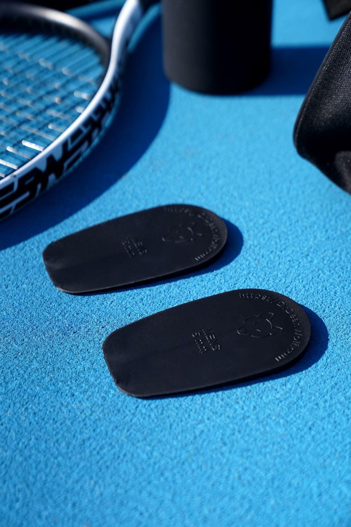 WOLF THERAPEUTICS Heel Lift Inserts for Shoes - Men\'s 9mm - Rubber Orthopedic Correction Wedge - for Leg Length Discrepancy or Height Increase - Helps Relieve Hip, Knee, Back Pain from Uneven Legs - 2 Pack