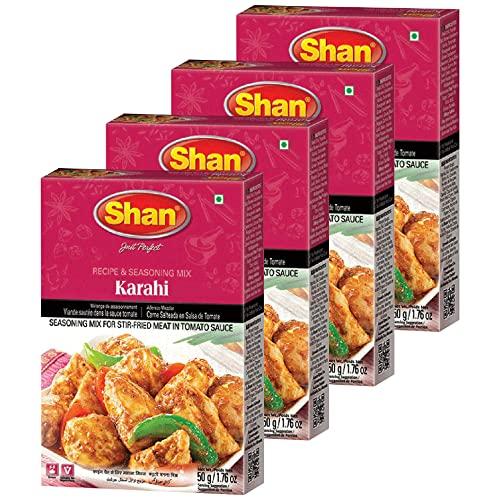 Shans Shan Karahi Masala, 1.76 oz / 50 g, 4 Pack