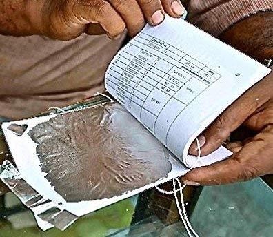 NATURE'S BRIDGE Nature\'s Bridge Chandi Vark/Silver Leaf - (30 Leaf) Jumbo Sized Sheet 13 cm x 10 cm/German Finest Silver Leaves for sweets/Face Pack/Chandi ka Warq Glitters