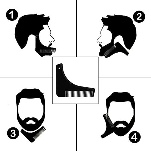MAPPERZ MAPPERZ Beard Shaper for Men/Beard Shaper Tool kit With Comb For Home And Salon Use - Black Color