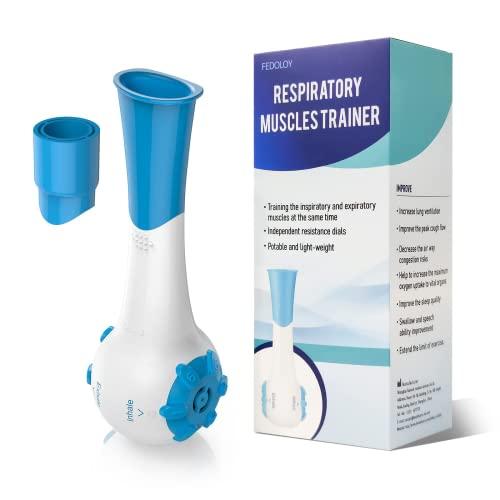 Sonmol Sonmol-Breathing Exercise Device Lung Exerciser Respiratory Trainer for Respiratory Therapy, Inspiratory Exhalation Volume Exerciser for Lung Health and COPD Support