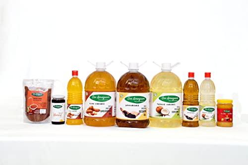 Gee Amogaam Gee Amogaam Cold Pressed Sesame Oil | Sesame Oil | Sesam Oil for Cooking | Chemical Free - 1L