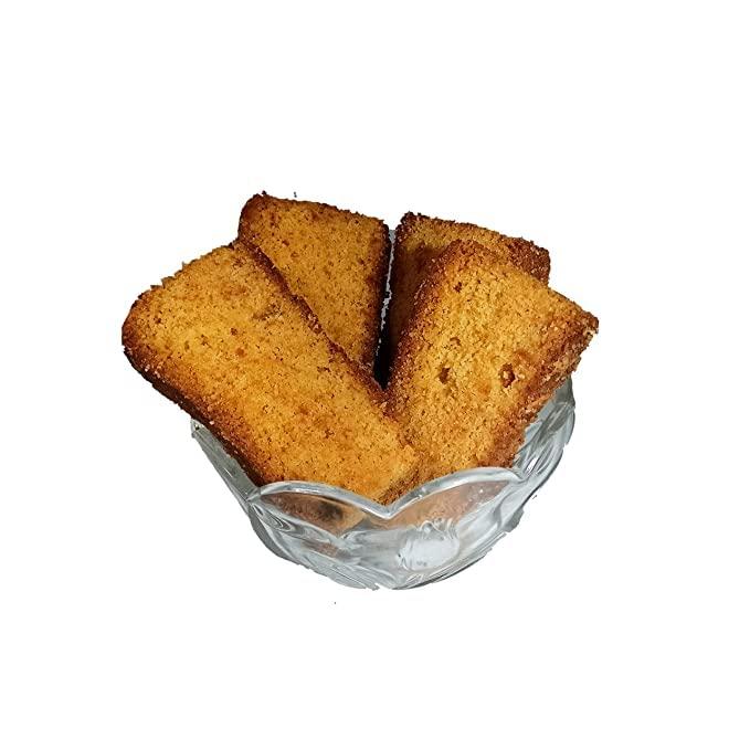 Mid Break MidBreak - Cake Rusk | Extra Soft | Cake Rusk | 100% Eggless | Premium Handmade Cake Rusks | 300 Gm x 4 | Pack of 4