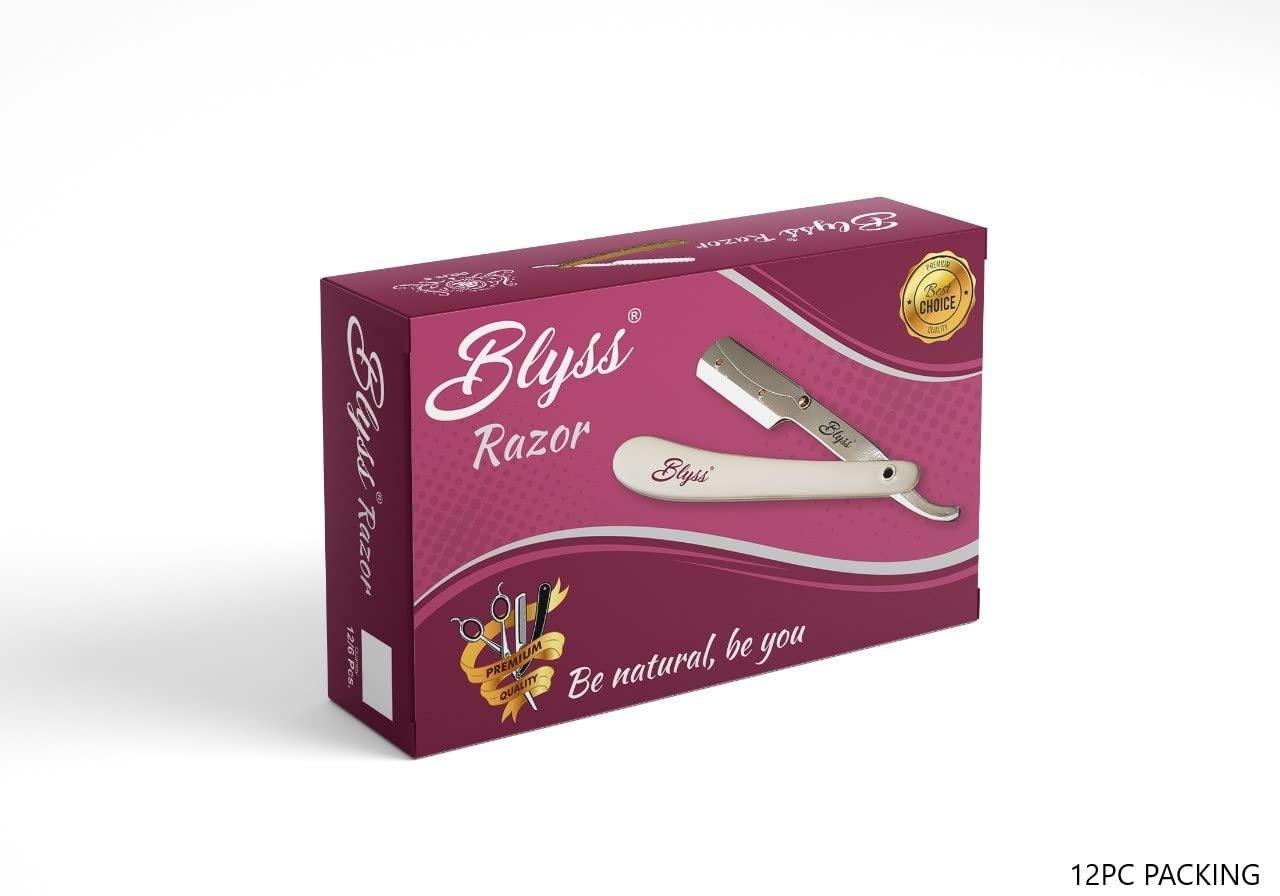 BLYSS Blyss Barber/Salon Razor B6 - Handle Barber Shop Razor For Saloon, parlor, Home Use Shaving Razor Ustraa