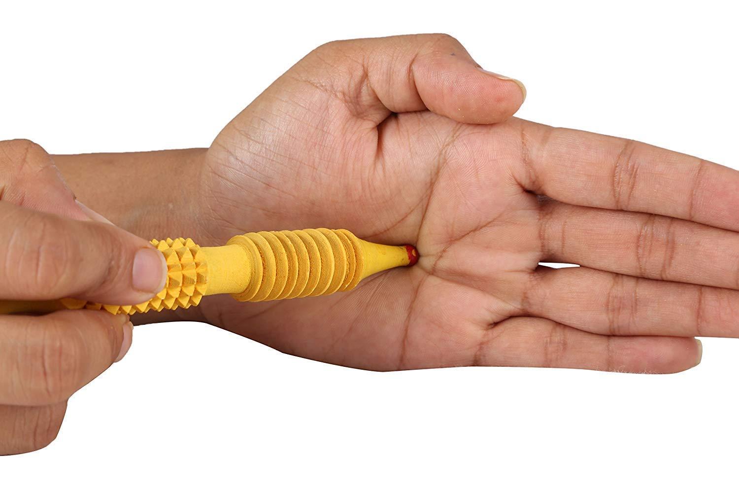 Acupro Health Care System Acupro Health Care System_Acs roller wooden jimmy sujok therapy kit hand roller ring finger