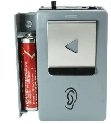 Power Sound,Germany Power Tone for Both Ear with V Cord mini Hearing Aid Power Pocket Super Model with Volume Setup multi Channel kanki machine for Profound hearing loss People