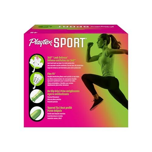 Playtex Playtex Sport Tampons Super Absorbency, White, Unscented, 48 Count