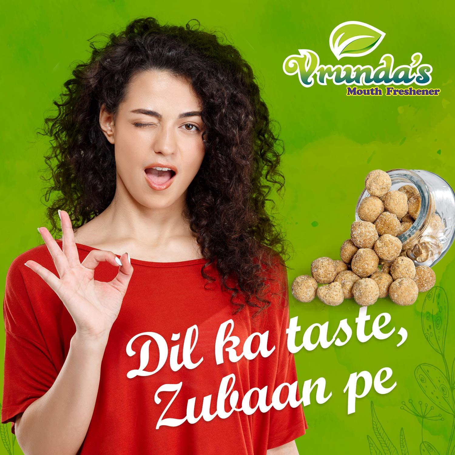 Vrunda's Vrunda's Chocolate Mouth Freshener 1 Kg [Indian Mouthfreshner,Natural Badishep ,Healthy Fennel Seeds,Roasted Saunf,Digestive Aniseed ,Mix variyali, After Meal Mukhwas]