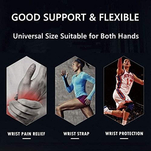 Sam Innovations ViresaAdjustable Sport Wrist Brace, Wrist Support, Wrist Wrap, Wrist Strap, Hand Support, Carpal Tunnel Brace for Fitness, Arthritis & Tendinitis Pain Relief - Suitable for Both Right and Left Hands, 