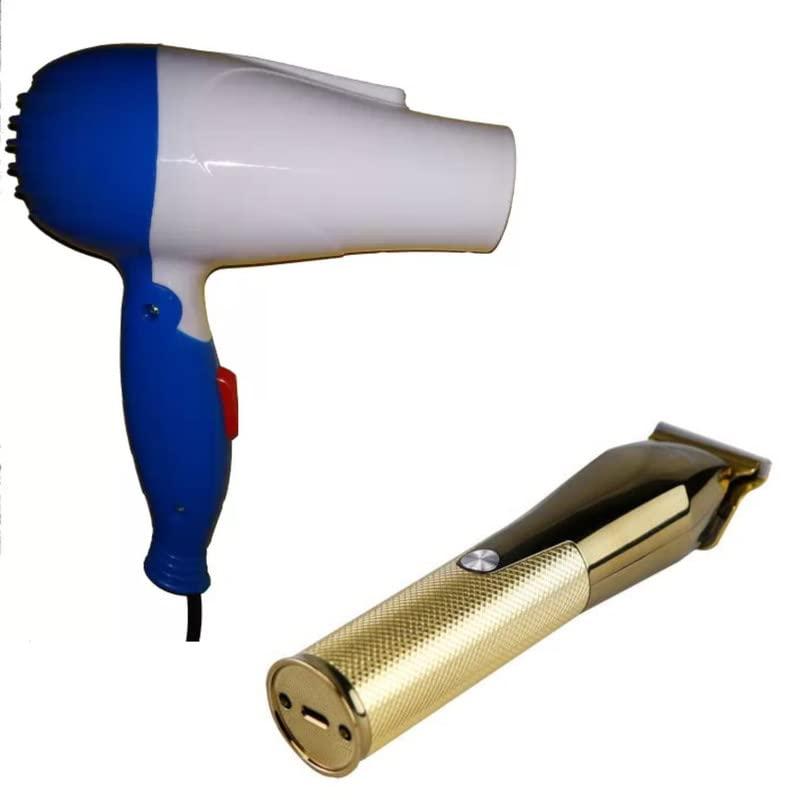 Exxelo Exxelo DL 1218 Trimmer Men Multifunctional Grooming Trimmer for Men for Body Grooming With Foldable Hair Dryer; 2 Heat (Hot/Cool) Settings including Cool Shot button