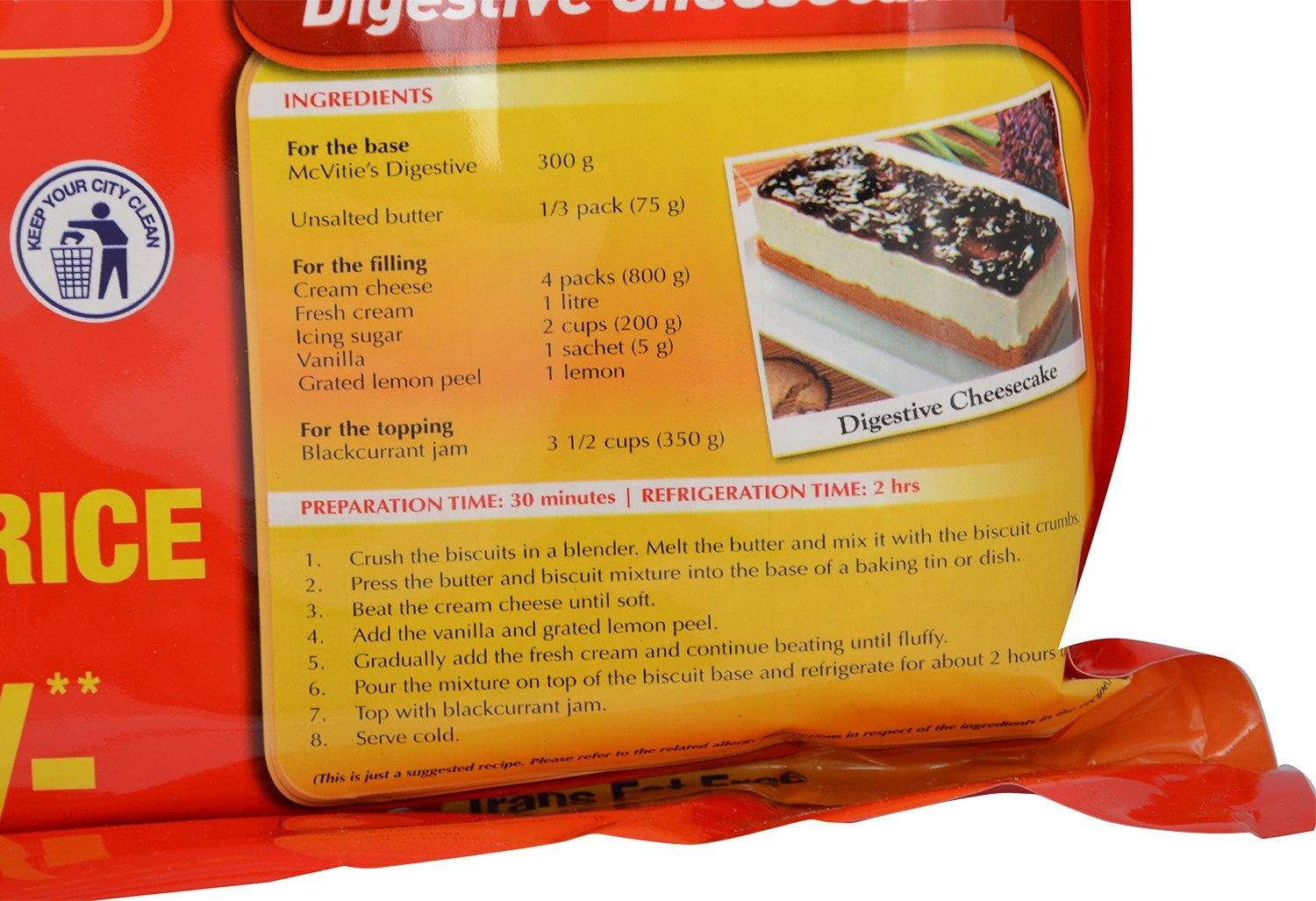 McVities McVitie's Biscuits - Digestive, 5 x 200g Pack