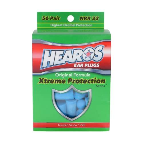 HEAROS HEAROS Xtreme Protection Series Ear Plugs, Blue, 56 Pair