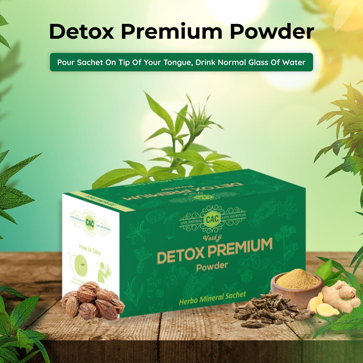 CHANDIGARH AYURVED CENTRE DrVaid Ji - Detox Premium Powder (30 Sachet)