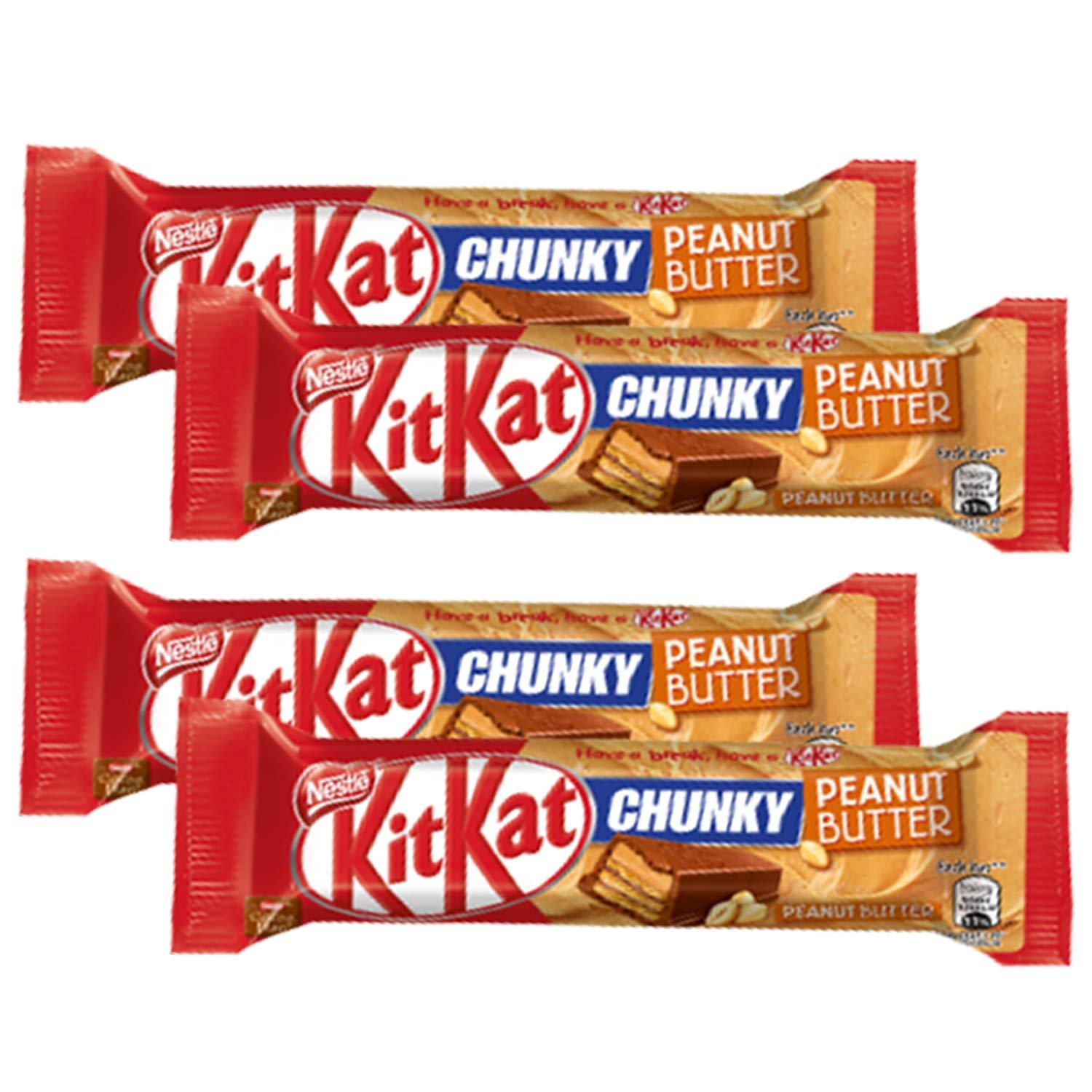 Kitkat Kitkat Chunky Peanut Butter - 4 Pack, 4 x 42 g