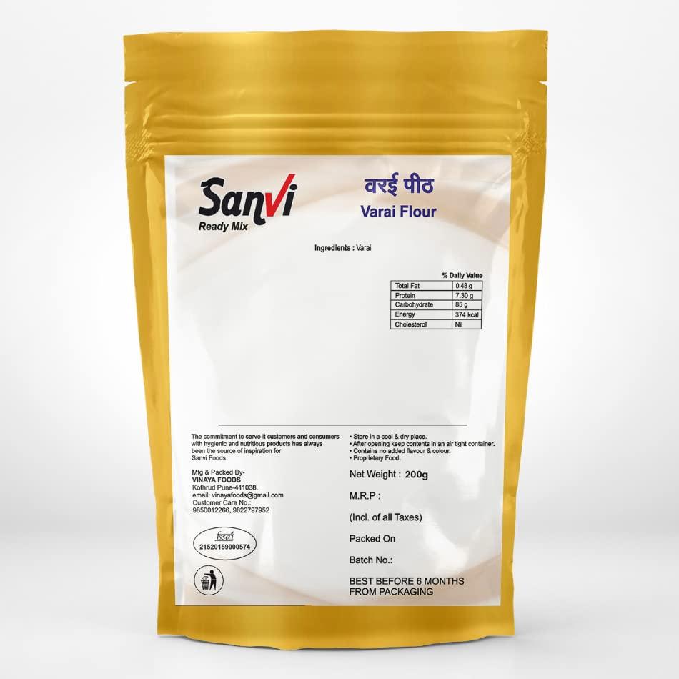 Sanvi Ready Mix Varai Flour | Bhagar peeth | 200 GM