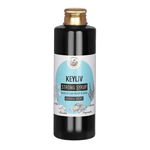 AMRUTAM AMRUTAM Keyliv Strong Syrup with liver health and wellness - (200ml) | Made with Natural Ayurvedic Ingredients for Hair, Liver, Cough Health and Blood Purifer