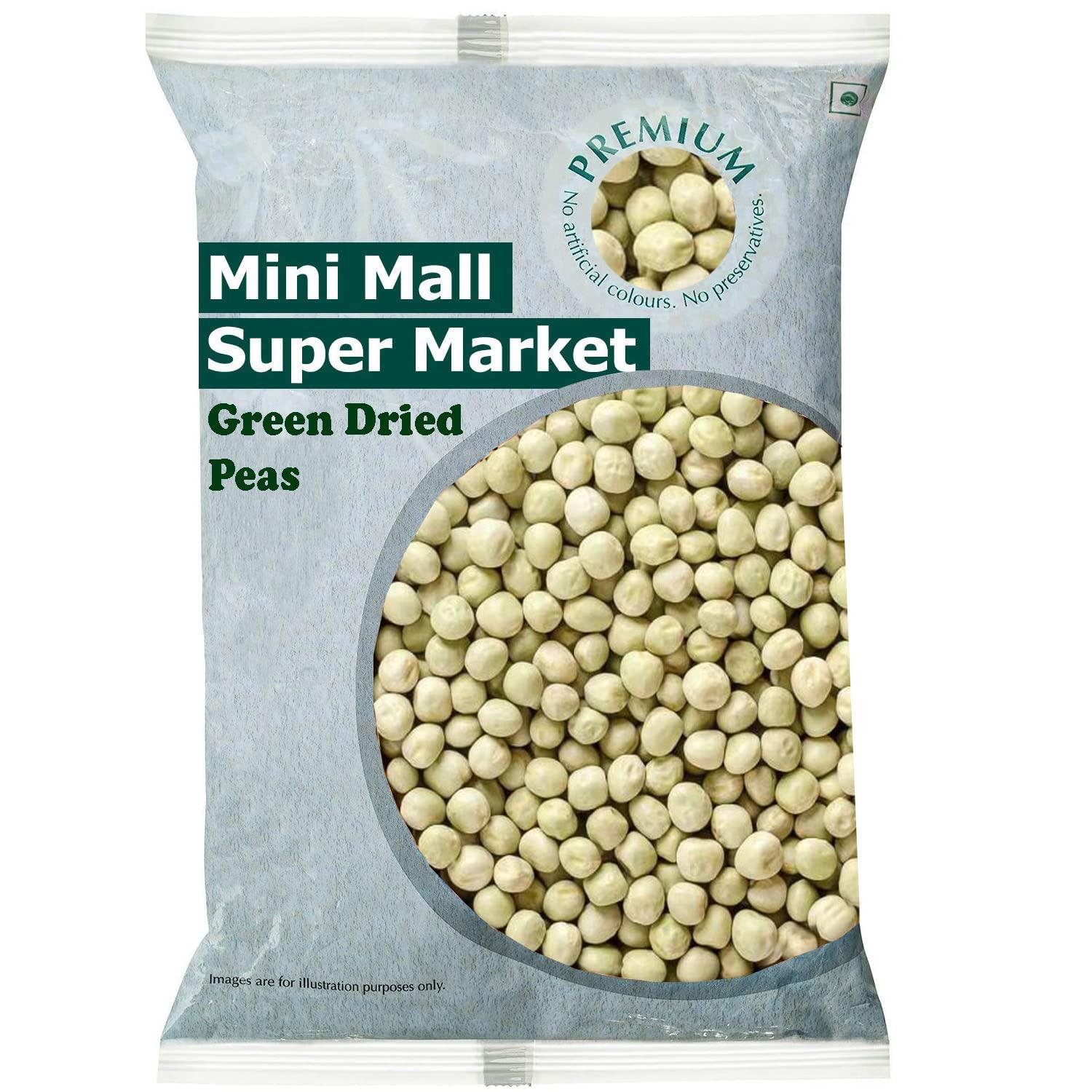 MINI MALL SUPER MARKET MiniMall Super Market Green Peas/Vatana/Dried Matar 1 Kg