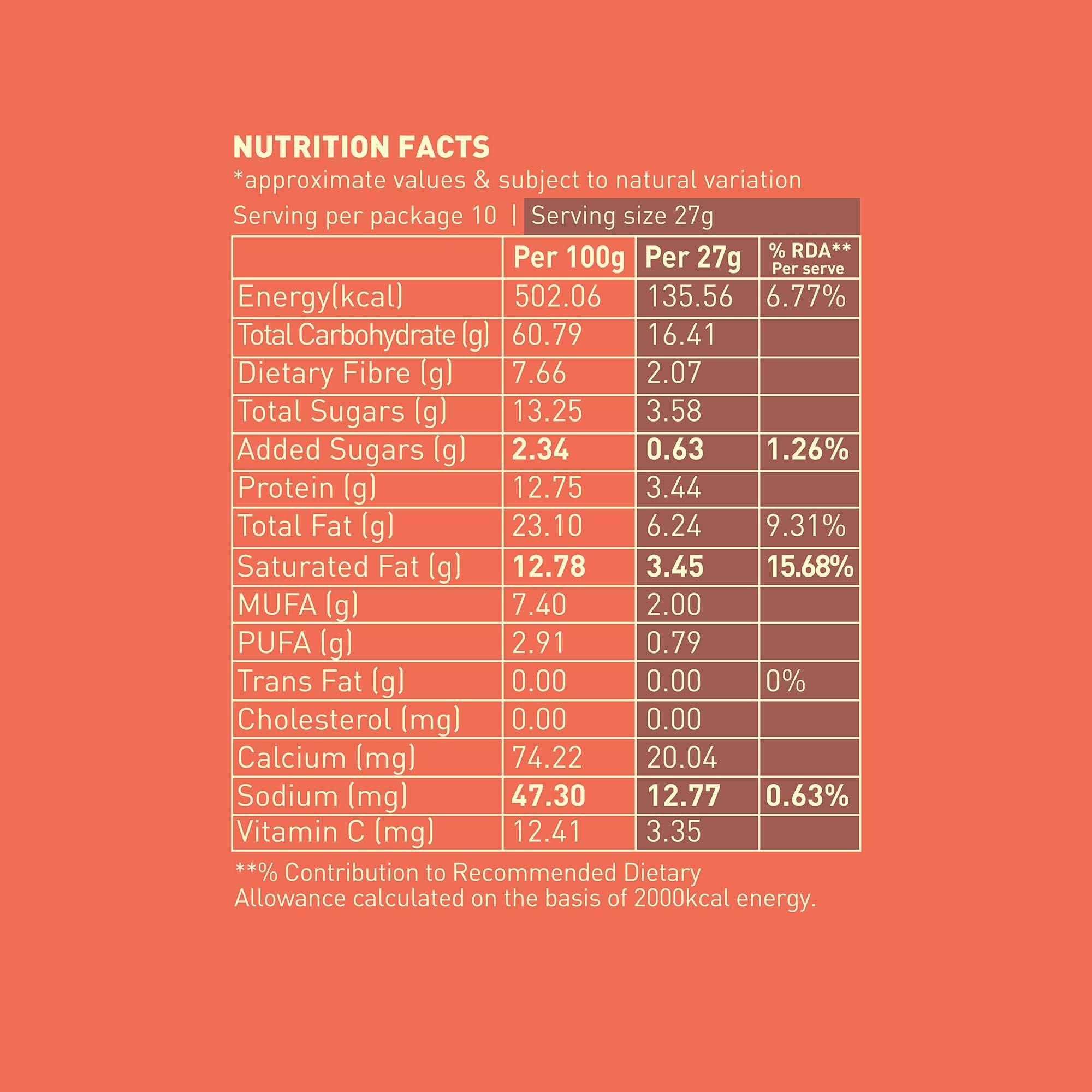 Nourish Organics Nourish Organics Cinnamon Oats Granola, 270g Pack | Healthy and Nutritious Breakfast Cereals with Whole Nuts | No Refined Sugar | Clean Label