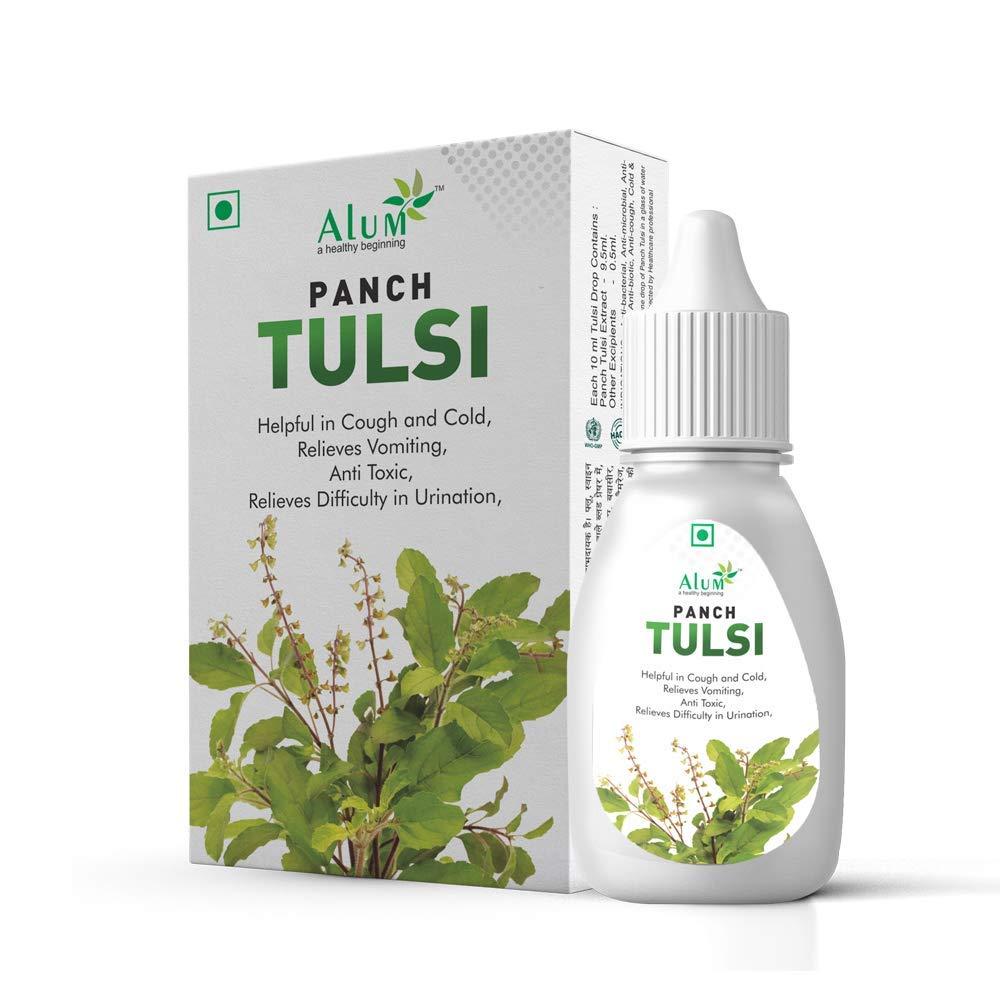 Alum Alum Panch Tulsi Drop 30 ml Natural Oil Based {Pack of 2}