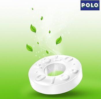 Nestle Polo Nestle Polo Sugar Free Mint Individually Wrapped 4 Pack Crunchy Mints With a Hole in The Middle & Minty Flavor 133.6g (Imported)