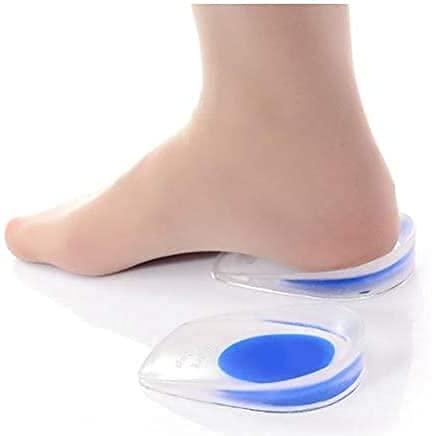 Perriha Fashion Perriha Fashion Combo | Gel Heel cups Silicon Heel Pad for Heel Ankle Pain | Heel Pads Snugs for Shoe Too Big Men Women | 1*Pair (BLUE HEEL)