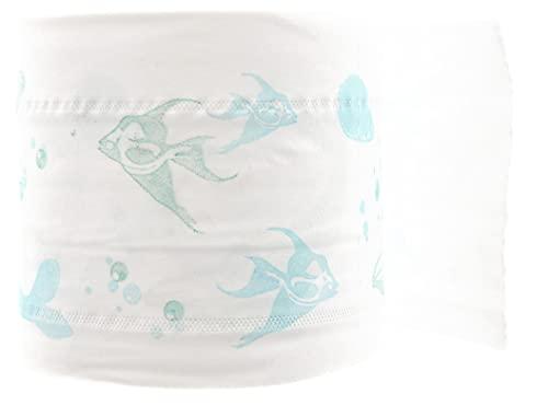 PASEO Paseo Dolphin Luxuriously Extra Soft 4 Ply Toilet Paper 10 Toilet Rolls x 200 Toilet Tissue Sheets Sheet Size 9.9 x 11.4 cm