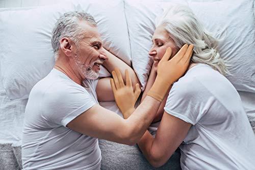 Dr. Arthritis Doctor Developed Nude Arthritis Gloves/Full Skin Gloves w/Handbook - for Arthritis, Raynauds Disease & Carpal Tunnel, Nude (S)