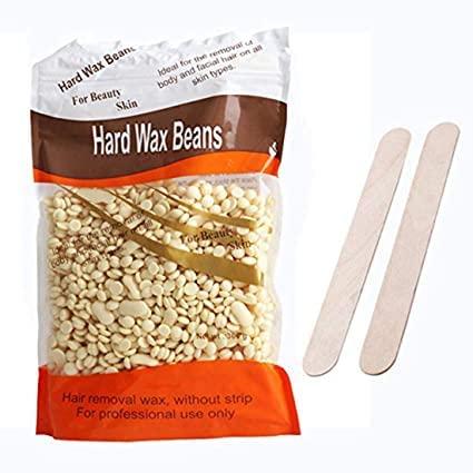 DGH By Durga Hosiery 500 Grm Hard Wax Beans for Painless Hair Removal, Brazilian Waxing for Face, Eyebrow, Back, Chest, Bikini Areas, Legs At Home 500 g