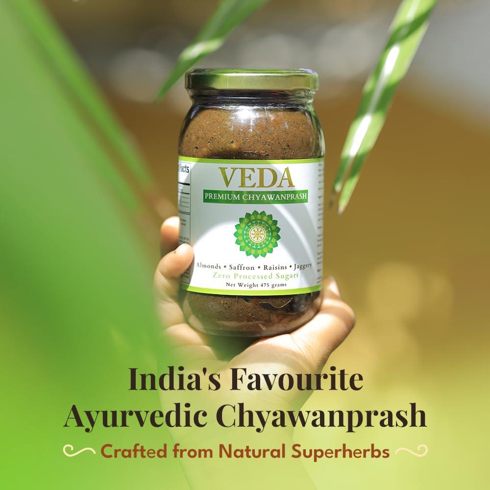 VEDA Veda Premium Chyawanprash - Jaggery Based Sugar Free Chyawanprash | 475 Gms X 2 | Pack of 2