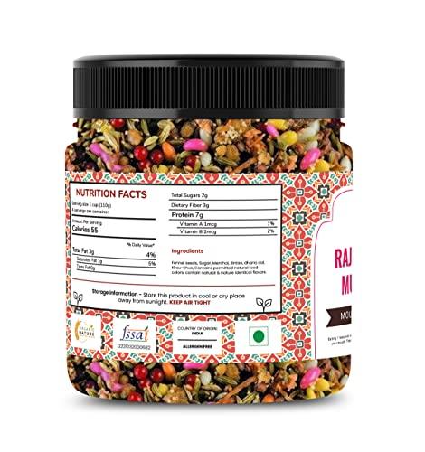 ORGANIC NATURE Organic Nature Homemade Rajasthani Mukhwas Royal Mukhwas (Jar Pack) (300 Grams (Pack of 1 of 300 Grams))