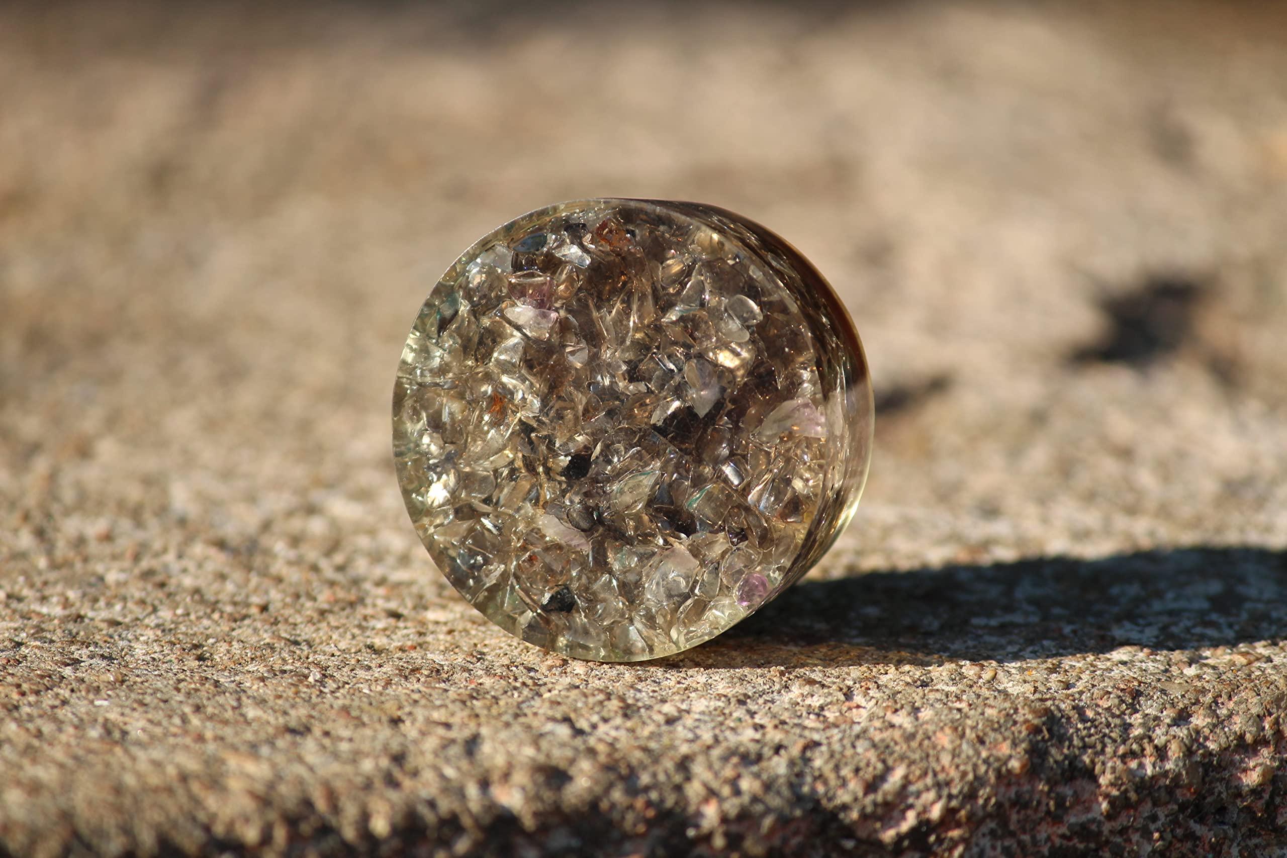 Jet International Jet Smokey Quartz Orgone Tower Buster Orgonite Piezo Electric EMF Protection Generator Frequency Ions Tested Cloud