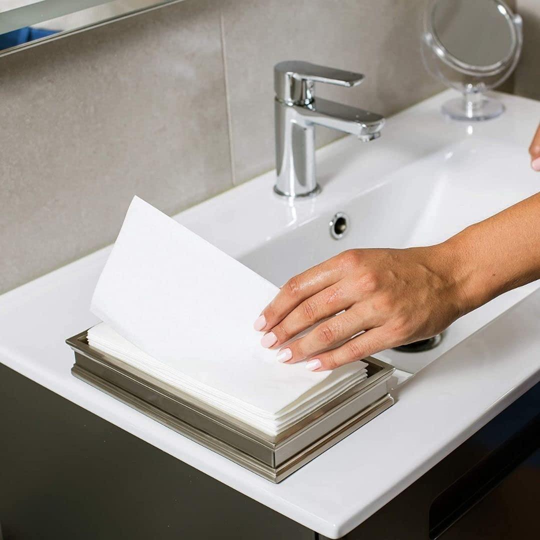 Doberyl Doberyl Multi-Fold Paper, Soft Hygienic Multifold Paper Napkin (500(Pack of 4))