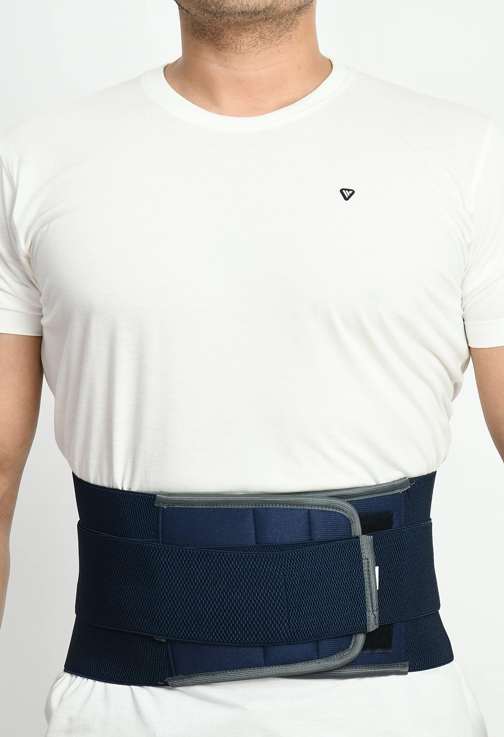 PRO Healthcare PRO Healthcare Lumbo Sacral Belt (L.S.Belt) Lower Back Support, Back Pain, Back Injury, Back Relief (Blue)