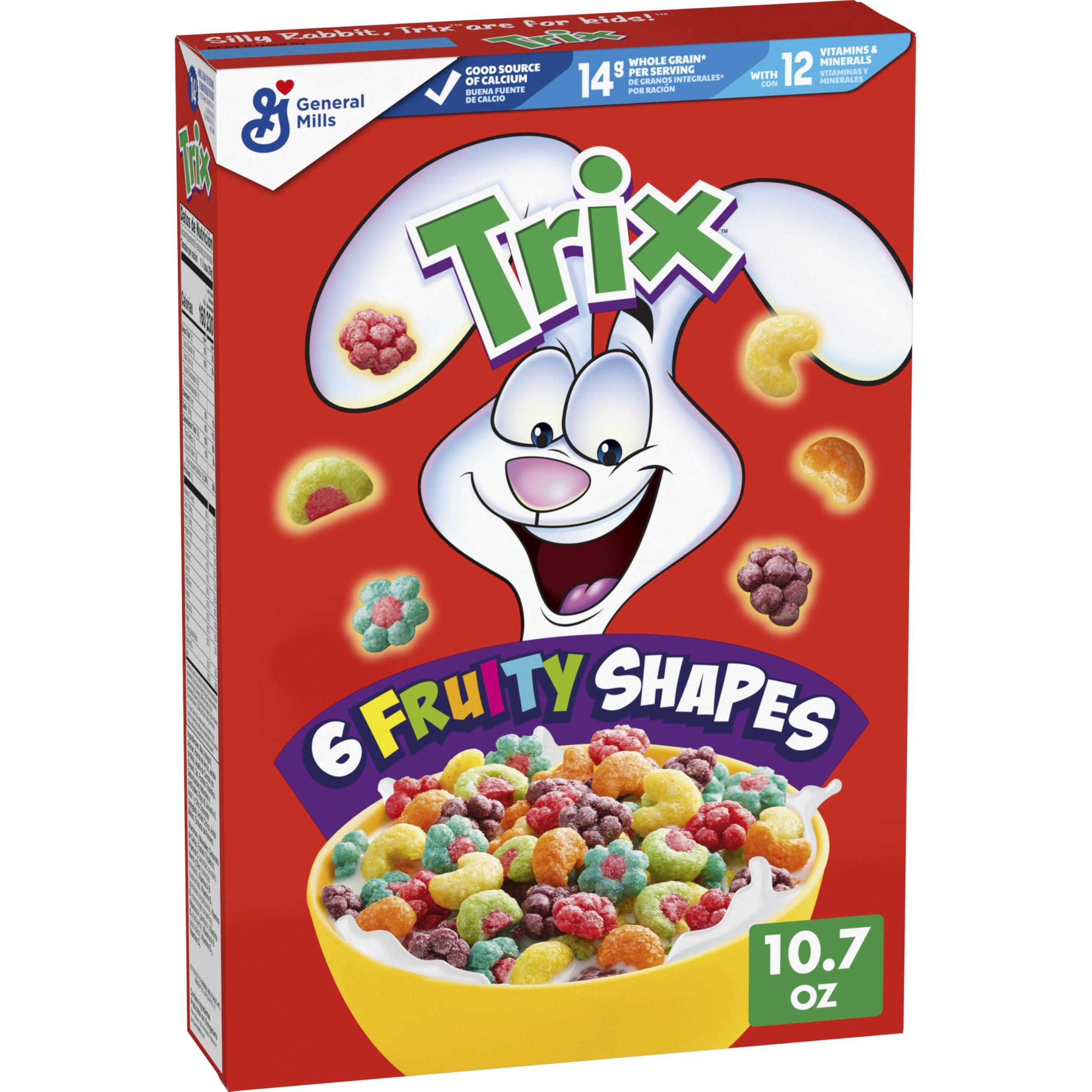 General Mills General Mills Trix Fruit Flavored Sweetened Corn Puffs Cereals, 10.69 oz 303 g