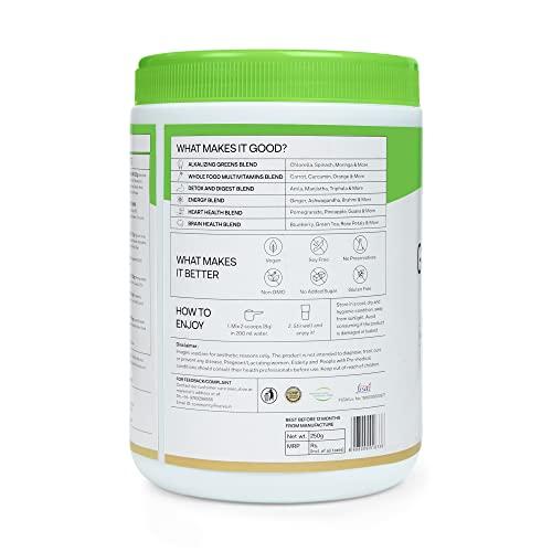 OZiva OZiva Superfood Plant Protein Powder, for Men & Women, Melon 500g (20g of Complete Vegan Protein Powder with Essential Vitamins & Minerals) for Boosting Immunity, Energy & Better Digestion