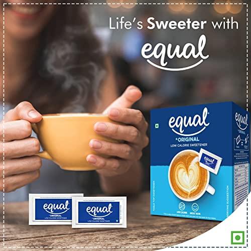 Generic Equal Sweetener, Sugar Free, Low Calories, Sugar - 100 Sachets,(Pack of 3)