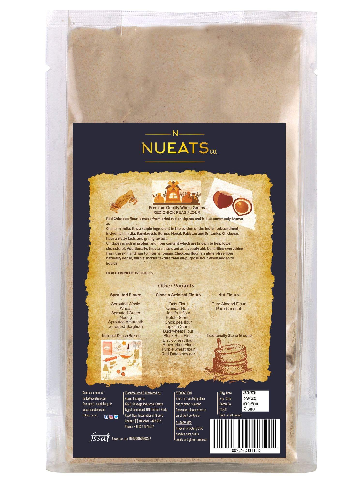 NUEATS co. NUEATSco. Red Chick peas Flour- 400gm