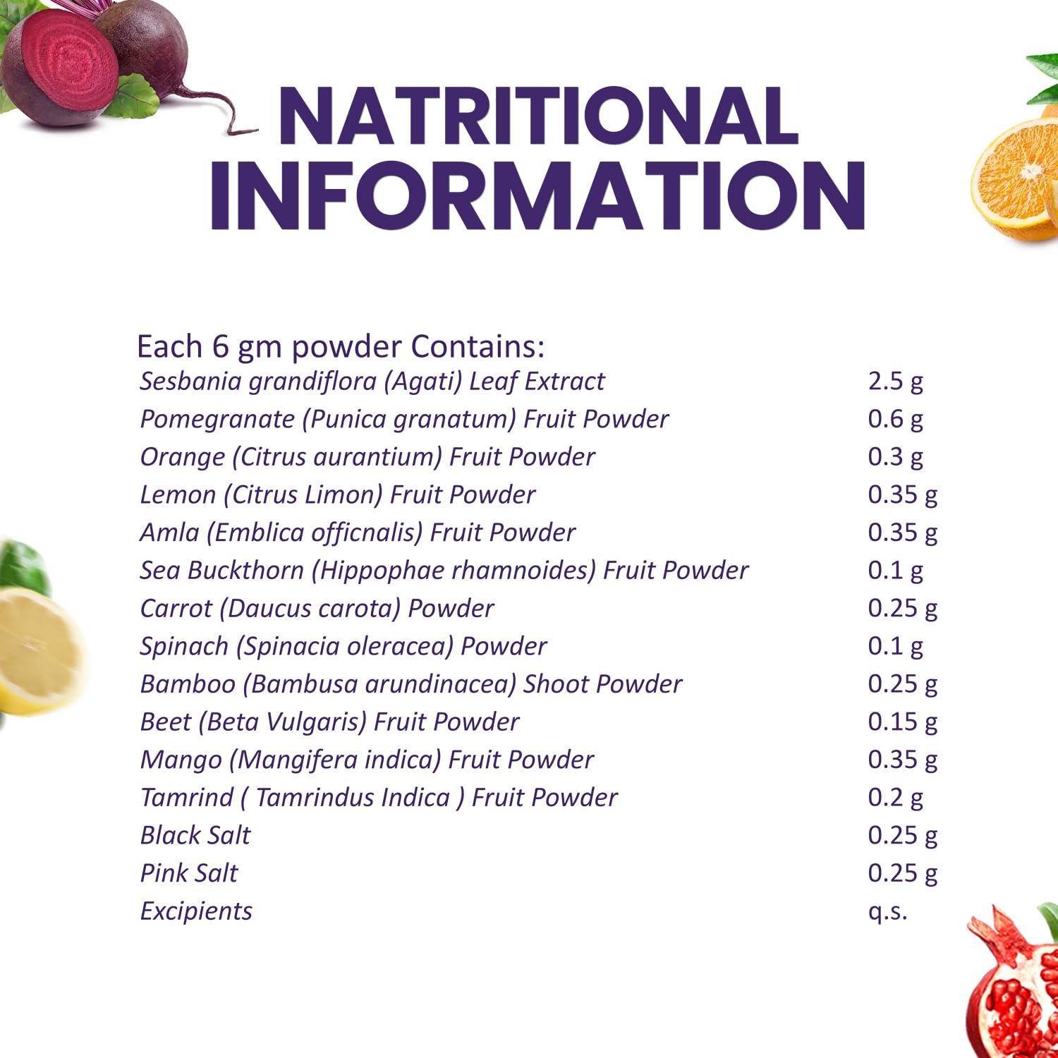 EXOTIC LEAF EXOTIC LEAF Plant-Based Biotin Hair Supplement Powder-10000Mcg|Men And Women|Enhanced Growth Formula With Sesbania, Amla, Bamboo, Orange|Hair Control & Vitality|Pack Of 2-200G