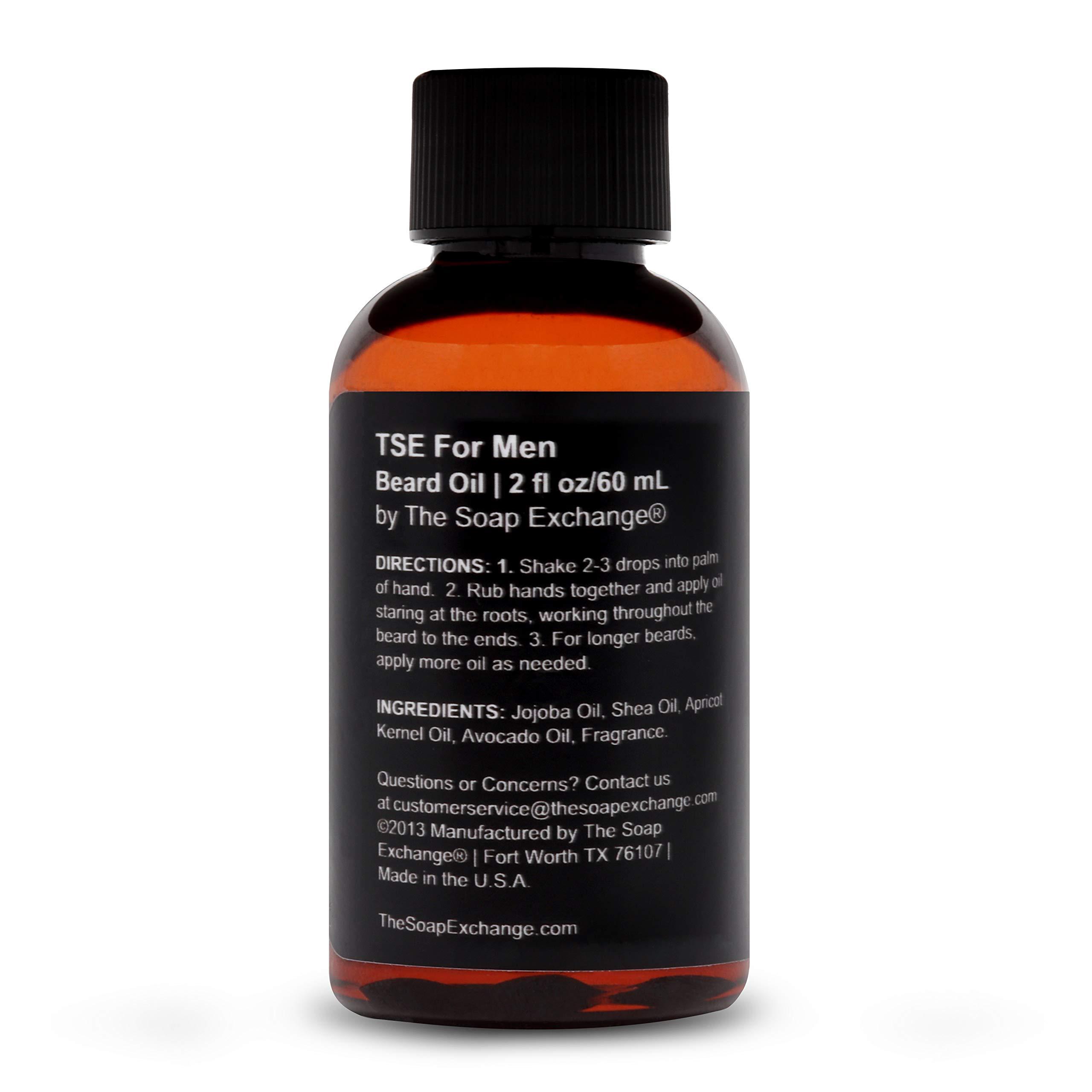 The Soap Exchange Beard Oil - Beach Bum - Made in U.S.A - TSE for Men by The Soap Exchange - 2 fl oz/60 mL by The Soap Exchange